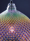 Där Roisin iridescent pendant light H26cm - British product