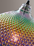 Där Roisin iridescent pendant light H26cm - British product