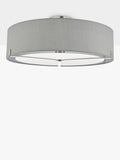 Där diffuser semi flush ceiling light satin chrome, imported from the UK