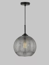 John Lewis Där Soren Textured Glass Ceiling Light, Smoke- Buy online at McGrocer