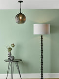 Där Soren textured glass ceiling light smoke finish (British brand)