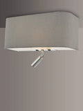 Där Ronda LED reading wall light polished finish, UK version