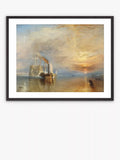 John Lewis framed print The Fighting Temeraire 62x82cm, imported from the UK