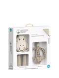 Matchstick Monkey giraffe teething set with finger toothbrush, imported from the UK