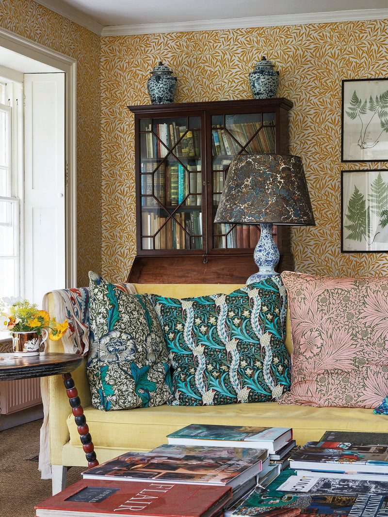 Morris & Co. Kennet pattern furnishing fabric, imported from the UK