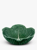 Bordallo Pinheiro Cabbage Serving Bowl Green 17.5cm, imported from the UK