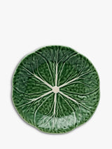 John Lewis Bordallo Pinheiro Cabbage Earthenware Side Plate Green 19cm- Buy online at McGrocer