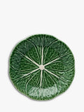 Bordallo Pinheiro cabbage earthenware side plate green 19cm - British product
