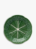 Bordallo Pinheiro cabbage earthenware side plate green 19cm - British product