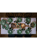 Bordallo Pinheiro cabbage earthenware side plate green 19cm - British product