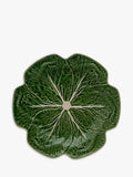 Bordallo Pinheiro cabbage earthenware dinner plate 26.5cm - British product