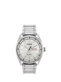 Citizen Eco-Drive watch silver dial 42mm - British product