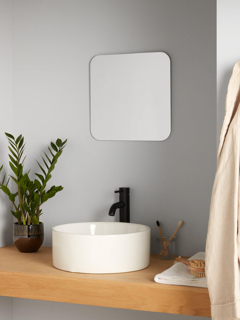 John Lewis Curve square bathroom mirror, UK version