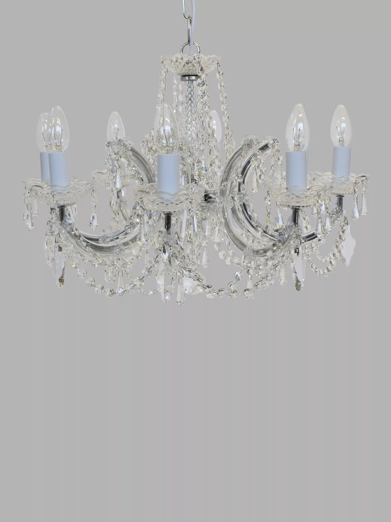 Impex crystal chandelier 8 arms - British product