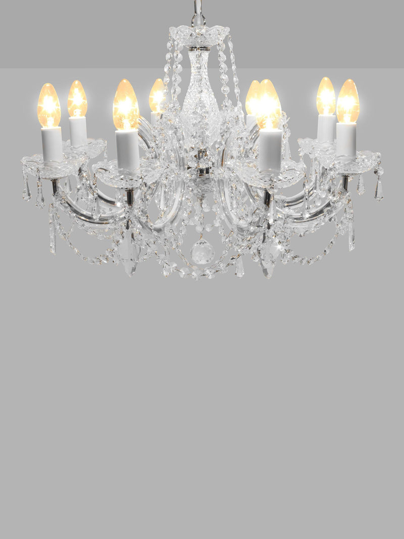 Impex crystal chandelier 8 arms - British product