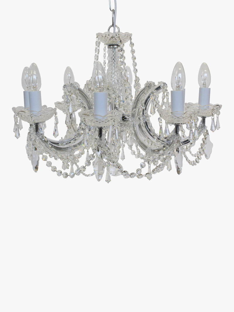 Impex crystal chandelier 8 arms - British product