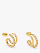 John Lewis Estella Bartlett The Edit Double Hoop Earrings- Buy online at McGrocer