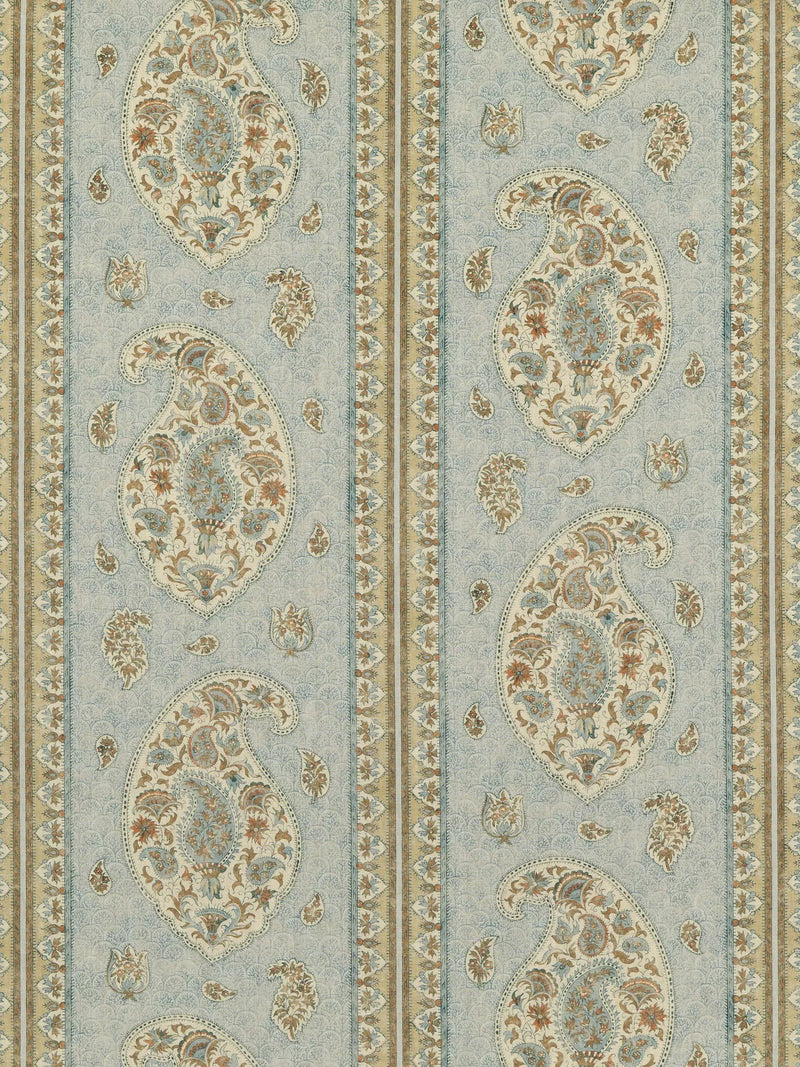 GP & J Baker Coromandel linen furnishing fabric paisley (British brand)