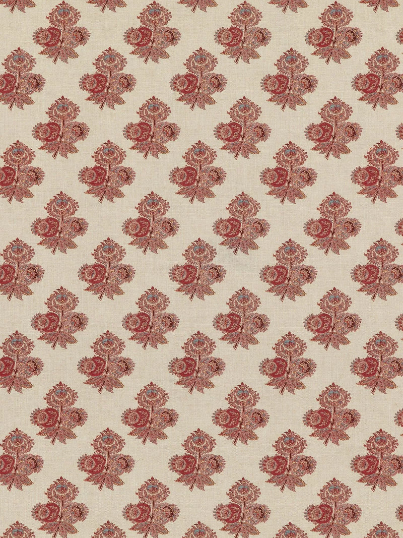 GP & J Baker Poppy Paisley Furnishing Fabric