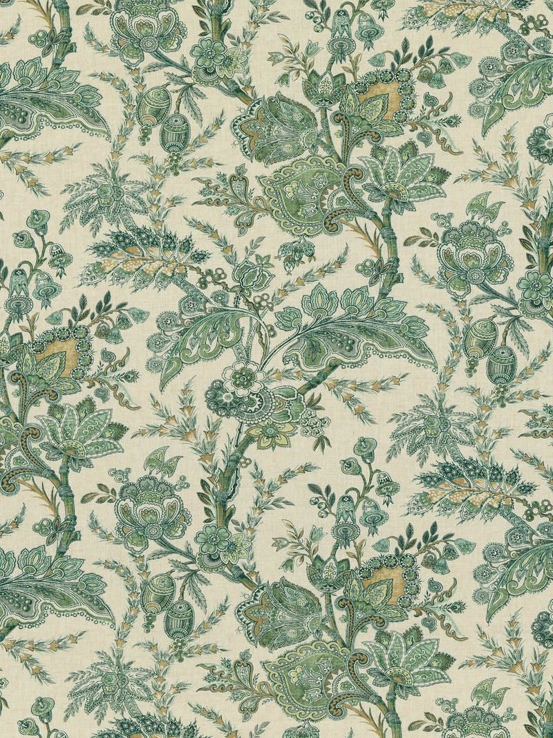 GP & J Baker Jewel Indienne Floral Furnishing Fabric 138cm
