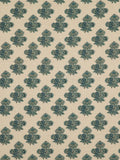 GP & J Baker Poppy Paisley furnishing fabric with trefoil pattern (British brand)