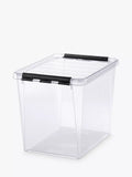 SmartStore plastic storage box 25L with lid, imported from the UK