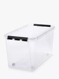 SmartStore plastic storage box 70L with lid, imported from the UK