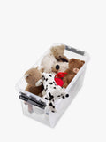 SmartStore plastic storage box 70L with lid, imported from the UK