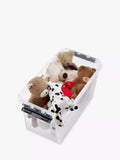 SmartStore plastic storage box 70L with lid, imported from the UK