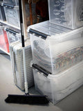 SmartStore plastic storage box 70L with lid, imported from the UK
