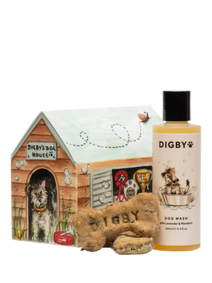 Dog Wash and Calming Biscuits Gift Set with Lavender and Mandarin 100ml