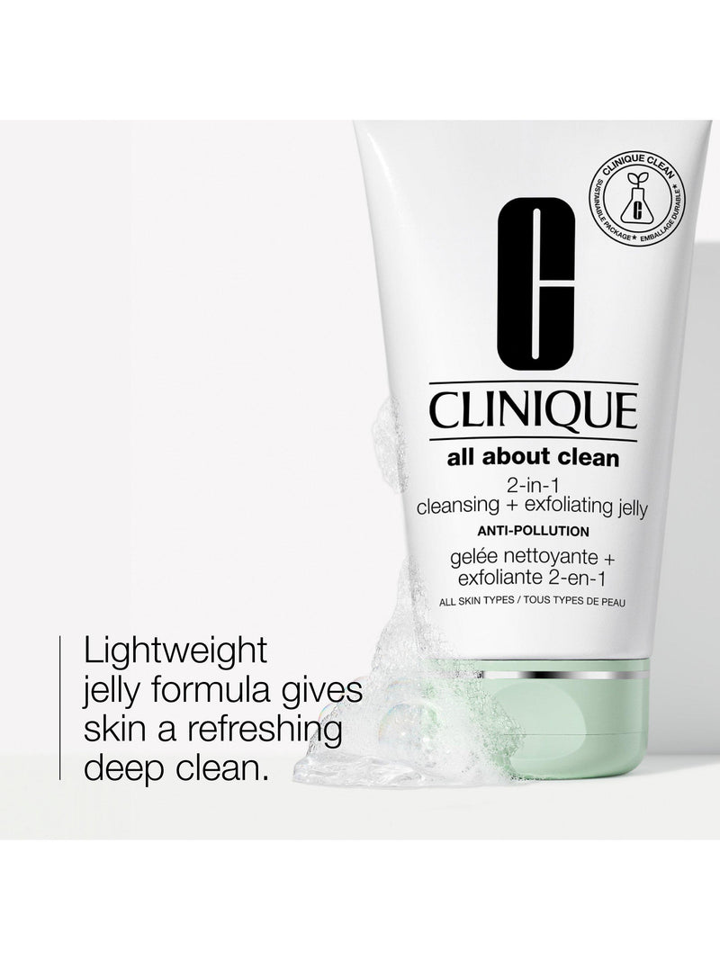 Clinique 2-in-1 Cleansing and Exfoliating Jelly 150ml, UK version
