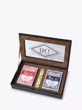 Solesmith personalised dice and card game set with charcoal lettering (British brand)