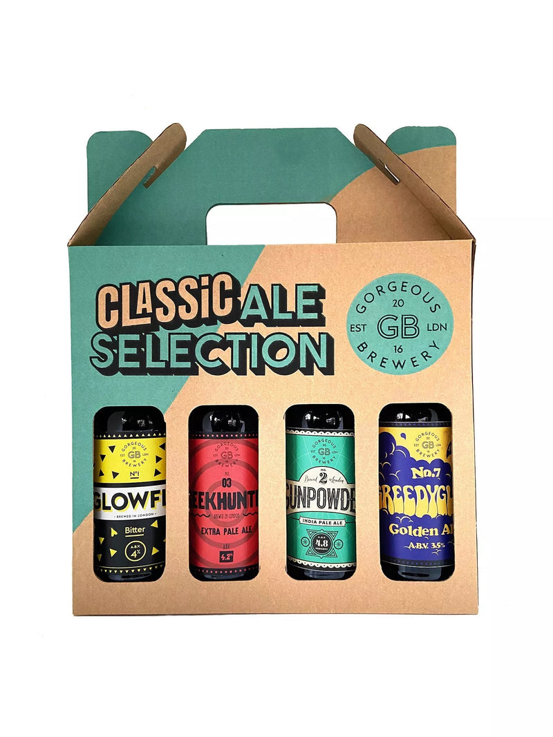Gorgeous Brewery classic ale selection 4x 330ml, UK version