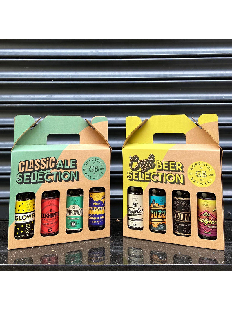 Gorgeous Brewery classic ale selection 4x 330ml, UK version