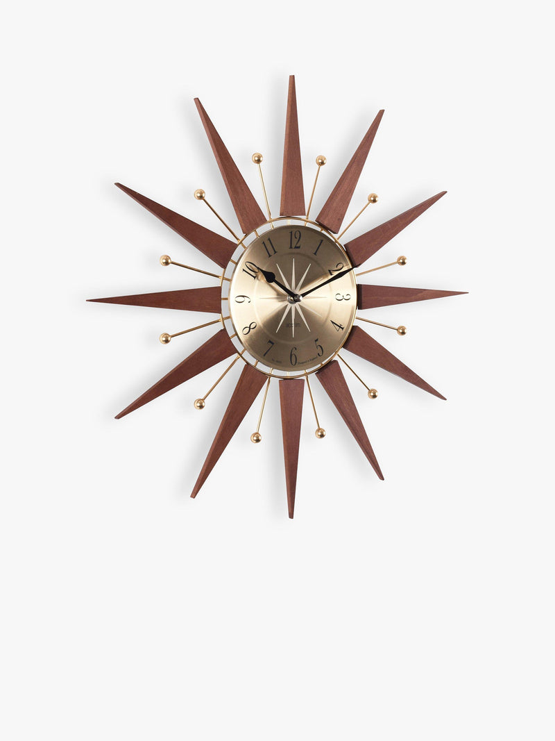 Acctim wall clock Woolcot natural 49cm - British product