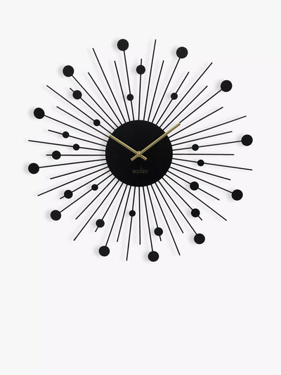 John Lewis Metal Analogue Quartz Wall Clock, 50cm- Buy online at McGrocer