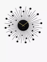 John Lewis Metal Analogue Quartz Wall Clock, 50cm- Buy online at McGrocer