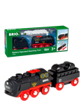 BRIO battery-operated steaming train toy (British brand)