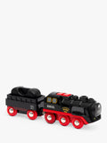 BRIO battery-operated steaming train toy (British brand)