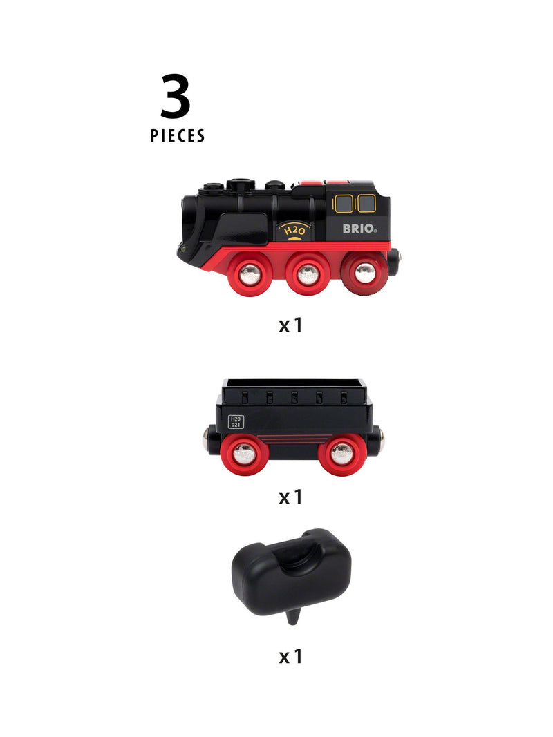 BRIO battery-operated steaming train toy (British brand)