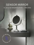 Simplehuman Sensor Trio Max mirror brushed stainless steel - British product