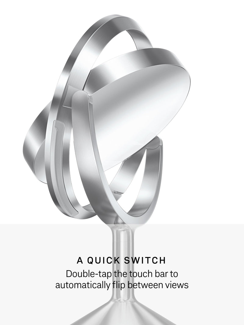 Simplehuman Sensor Trio Max mirror brushed stainless steel - British product