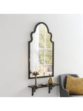 Yearn decorative wall mirror black 98x52cm, UK version