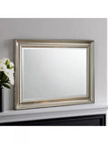 Yearn ribbed rectangular wall mirror 69x94cm (British brand)