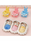 Sylvanian Families Triplets Care Set, imported from the UK
