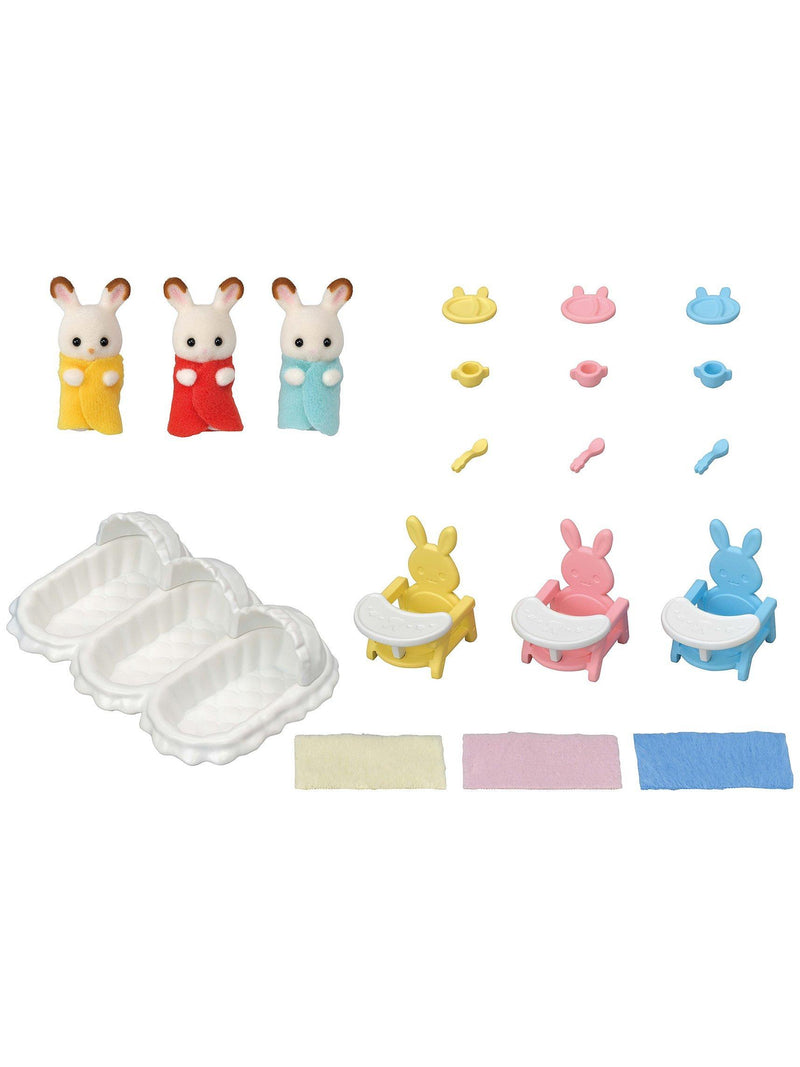 Sylvanian Families Triplets Care Set, imported from the UK