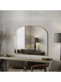 Yearn Gilt Wood Framed Overmantel Wall Mirror, 70 x 92cm