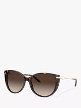 John Lewis Tiffany & Co Women's Cat's Eye Sunglasses Havana- Buy online at McGrocer