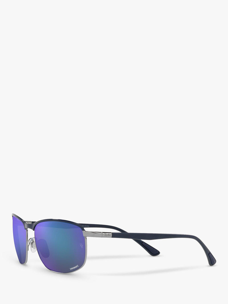 Ray-Ban RB3671CH pillow sunglasses blue frame (British brand)